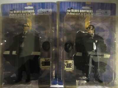 SD Toys Blues Brothers Connection - Jake and Elwood - 7 inch Figures-NEW