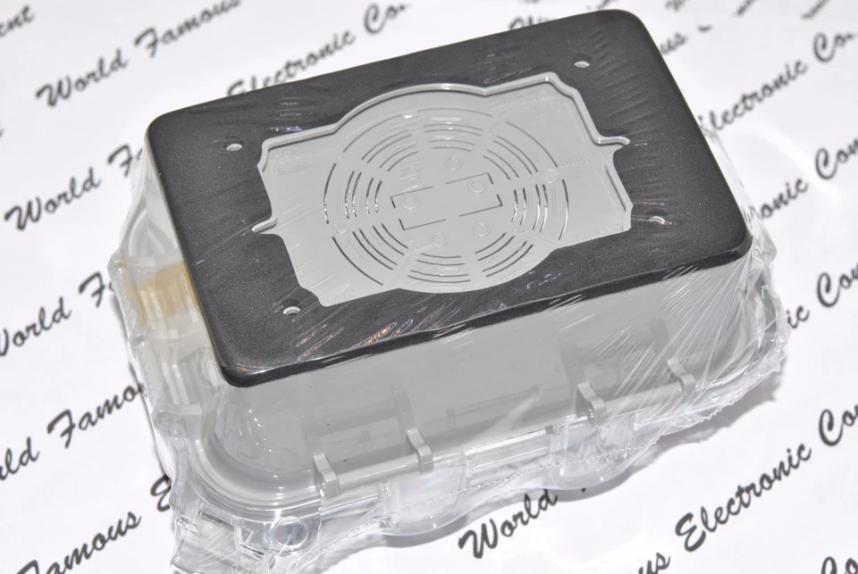 1pcs- Cooper Wiring WIU-1 WeatherBOX 1-Gang Self-Closhing Cover - Gray - Image 3 of 4