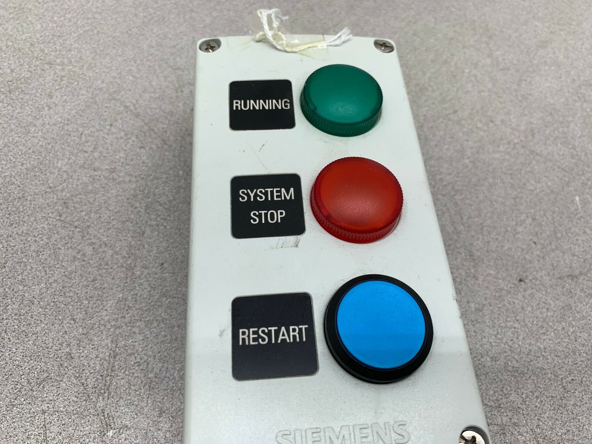 NEW NO BOX SIEMENS PUSH BUTTON STATION 3SB 38 | eBay