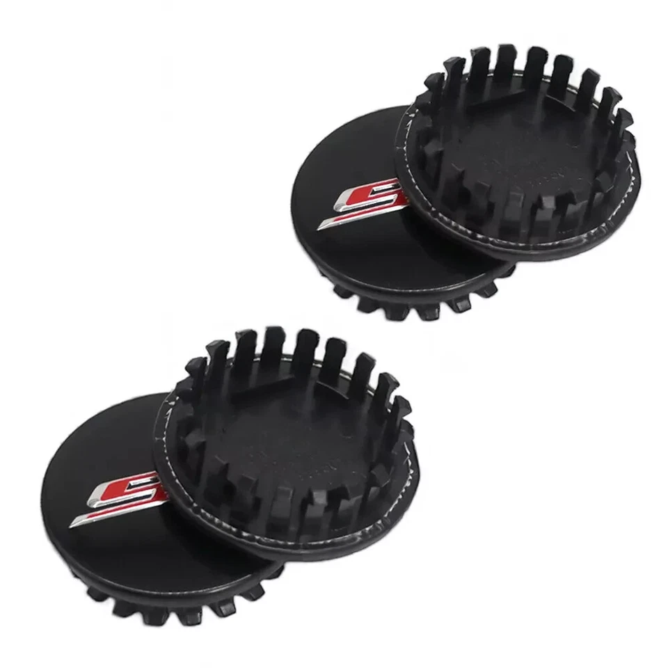 Chevrolet Camaro SS 2016-2020 tapas centrales negras brillantes se adaptan a: ruedas de sexta generación Foto 4 de 4