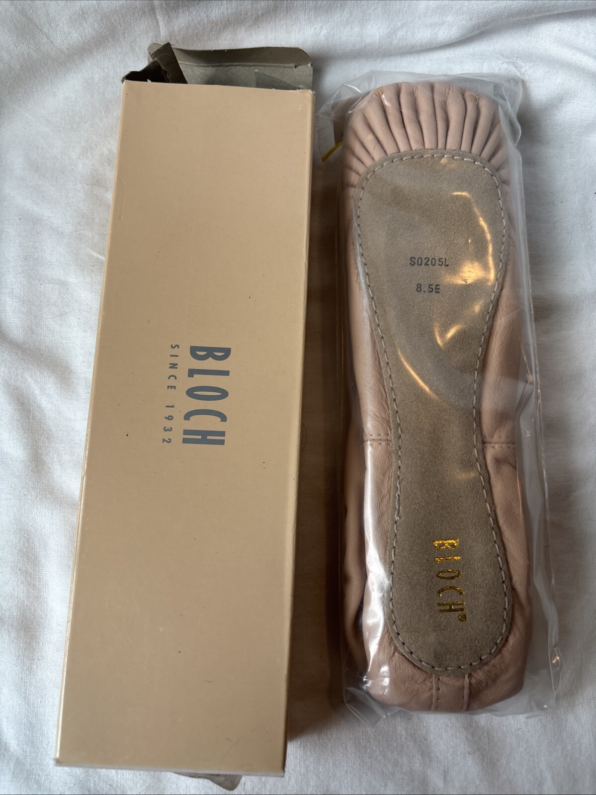 SAOLA Scarpa da ballo Bloch Dansoft suola intera in pelle ROSA S0205L donna TG 8 5E