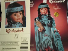 Hamilton Shelley Simon MEADOWLARK Doll Magazine Ad Advertisement ONLY