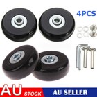 4PCS Silent Travel Luggage Wheels Replacement Dia40/45/50/60mm Suitcase Part