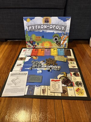 Python-opoly Toy Vault Game 2008 COMPLETE Monty Python & The Holy Grail Game