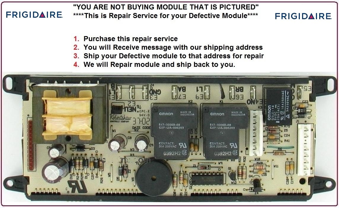 318010700 MailIn Repair Service Frigidaire Oven Control Board eBay