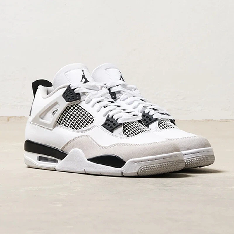 Unisex Turnschuhe Retro aJ4-Freizeitschuhe Schwarz Weiß Sport Jordenschuhe 36-46 - Bild 4 von 4