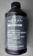 (2 Pack) Nissan Genuine Brake Fluid Dot 3 Type 12 Oz 999MPA4100P