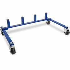Eastwood Hydraulic Wheel Dolly 4 Piece Storage Rack Cart With 4 Wheels Auto Part