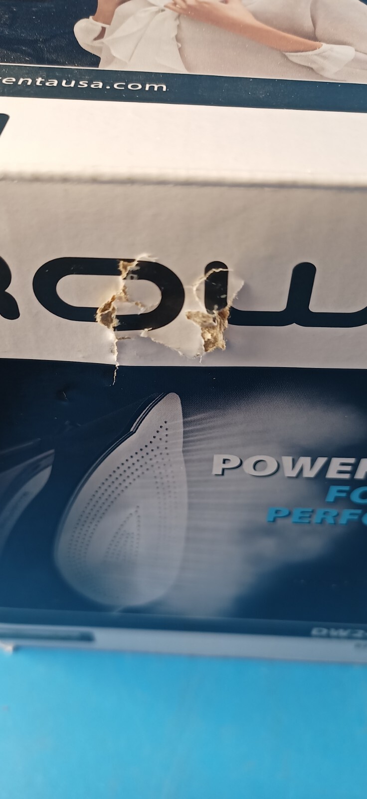 Rowenta DW24 Accessteam Cordreel Iron Auto Off 1725 watts 350 Steam Holes 