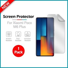 B2G1 FREE LCD Clear HD Screen Protector for Android Phone Xiaomi Poco M6 Plus
