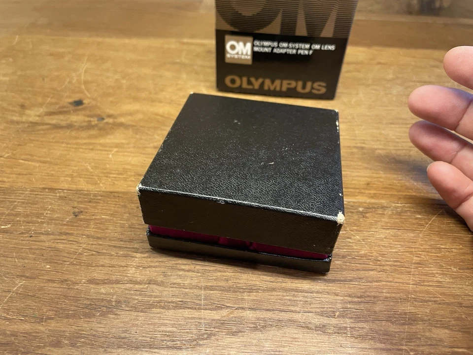*Como nuevo en caja* Adaptador de montaje de lente Olympus OM System OM para bolígrafo F FV FT de Japón Foto 3 de 4