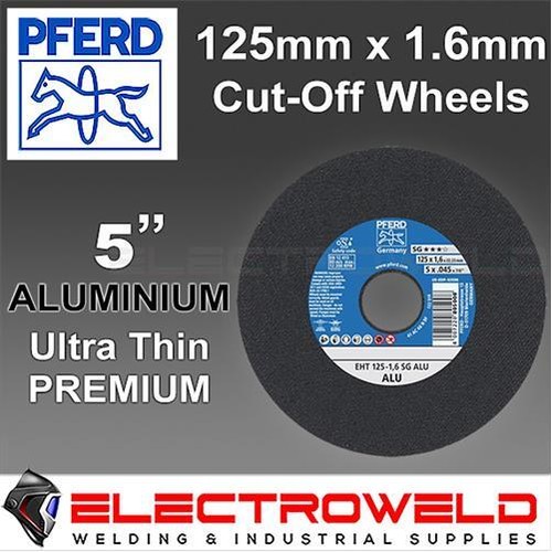 PFERD 125Mm 5" Aluminium Cutting Discs, Thin Cut Off Wheels, Angle Grinder Metal - Foto 11 di 12