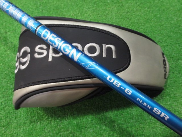 PRGR egg spoon BLACK Fairway Wood 3W Tour AD UB-6 (SR) #329 Golf 