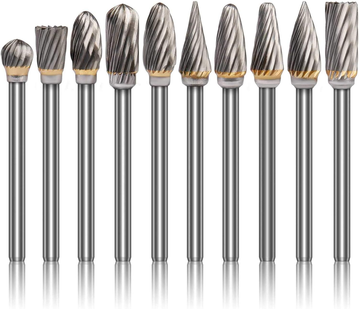 Dremel Tungsten Carbide Burr Set for Metal Polishing Wood Carving