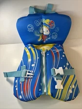 Speedo Infant Life Jacket Vest Blue 30lb Max Life Preserver
