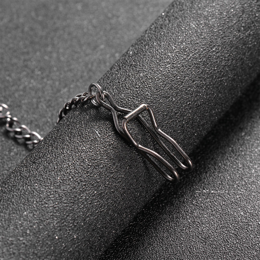 4PCS Vintage Pocket Watch Chain Alloy Retro Decorative Pants Jeans