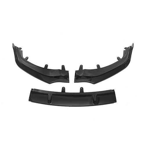 For BMW 8 Series G14 G15 G16  Gloss Black Front Bumper Splitters Lip 2018 19-23 - Picture 4 of 8