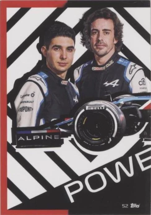 2021 Topps F1 Turbo Attax - Esteban Ocon Fernando Alonso #52