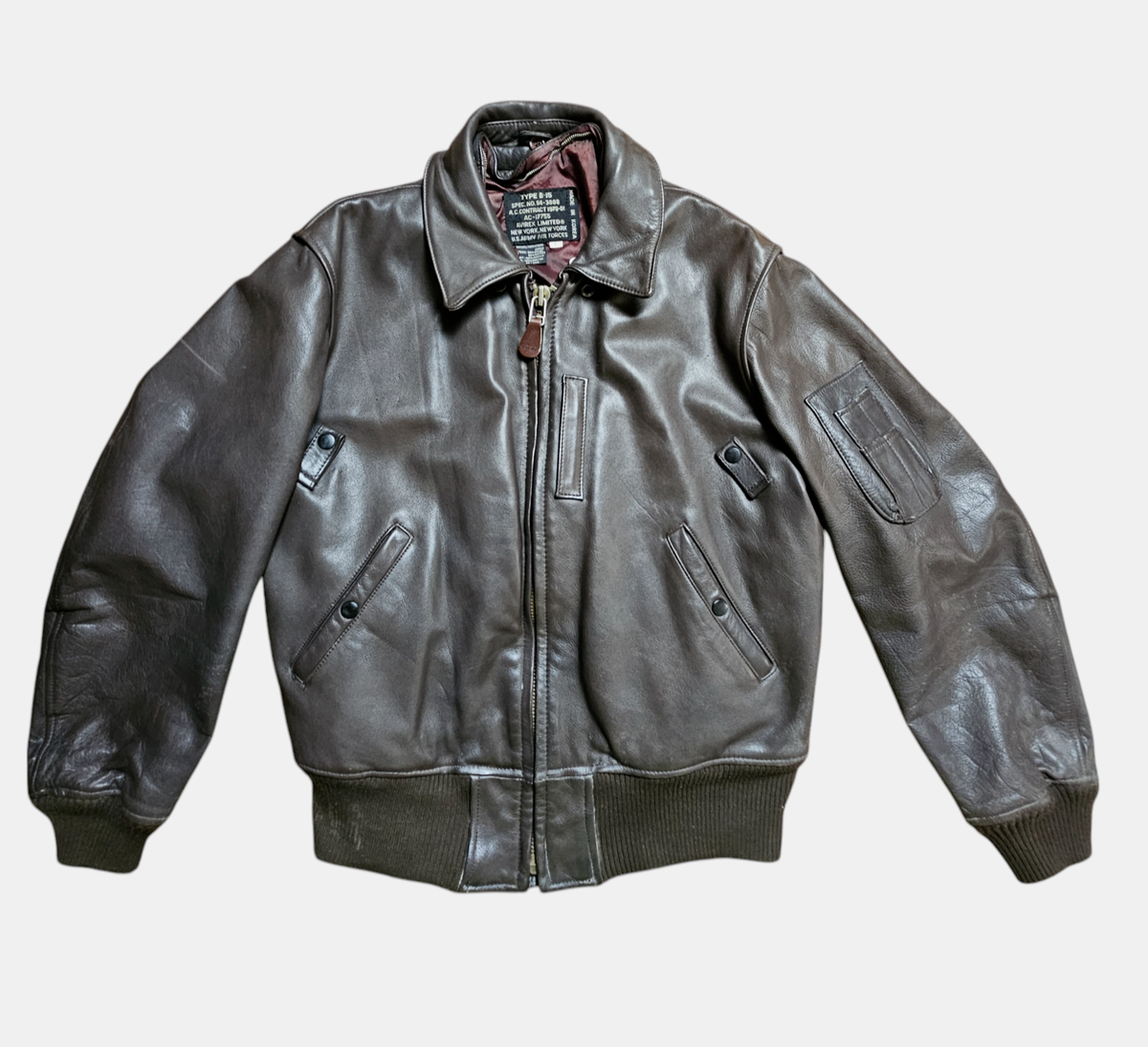 ジャケット・アウター us army airforces B-15 flight jacket 40s 40's] WWⅡ U.S.ARMY Air Force Type B-15A Flight Jacket