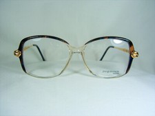 Jacques Fath, luxury eyeglasses, Gold plated, oval, square, women's, frames, NOS