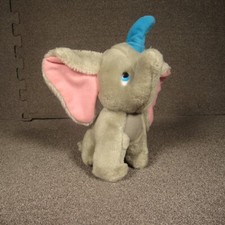 Vintage Disneyland Walt Disney World Dumbo Elephant 8" Plush Stuffed Animal Toy