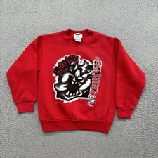 Vintage 1997 Taz Wisconsin Badgers NCAA Sweatshirt YOUTH Size 6/7 CSA NWOT