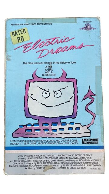 Electric Dreams (VHS, 1984) Big Box MGM/UA