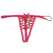 NWT VICTORIA'S SECRET Dream Angels V String Sz S-M-L-XL Pink Lace Red