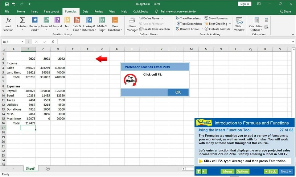 Professor Teaches Office 2019 PC NEW! - Image 3 of 4