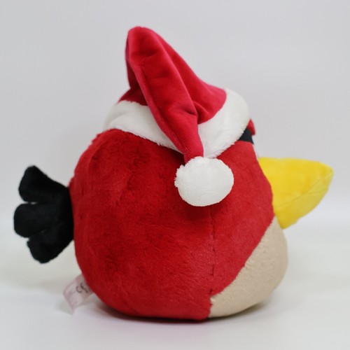 Peluche Angry Birds Seasons Navidad Papá Noel Pájaro Rojo Nuevo con Etiquetas | Colección CWT 2011 8" - Imagen 5 de 9