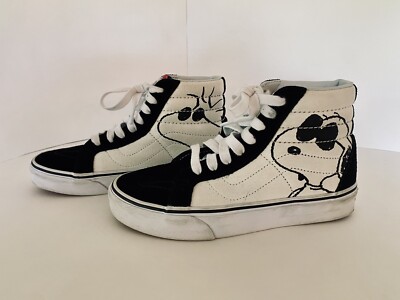 Vans Peanuts Snoopy High Hi Top Sneakers Shoes Men's 4