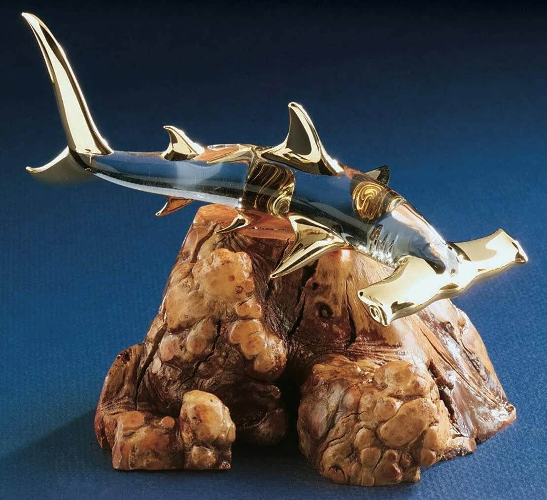 Wooden deals hammerhead shark