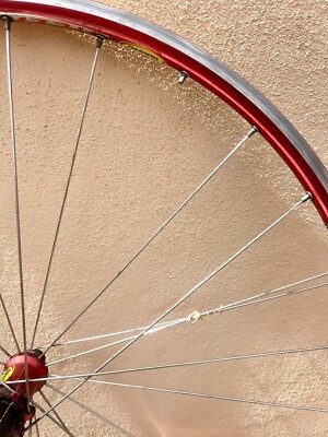 Mavic Helium Sup 700c QR Red Anodized Vintage Wheelset | eBay