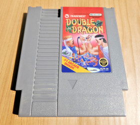 Double Dragon NES USA Version + Official Nintendo Hard Case Manual + Sheet