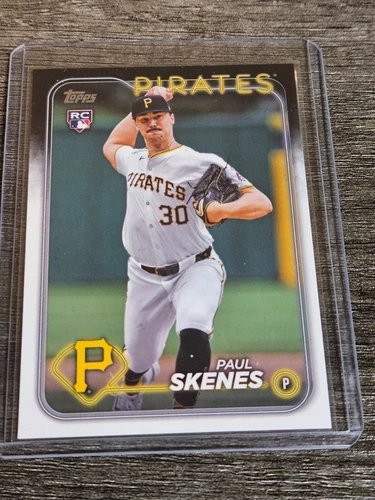 Paul Skenes RC 2024 Topps Update Series #US100 Pittsburgh Pirates Rookie Card