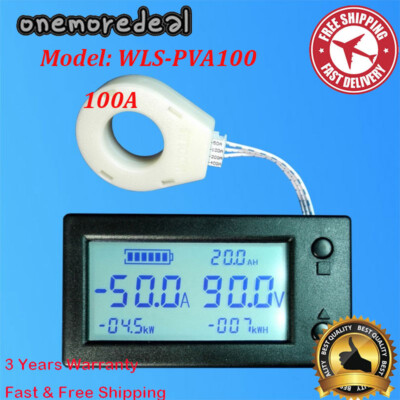 Monitor Batteria DC 0-300 V Misuratore Capacità Tensione - Foto 8