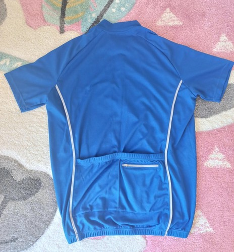 MAGLIA BICI BLU S TRASPIRANTE CORSA SPORT CON RIFRANGENTI GIMER large - Foto 9 di 13