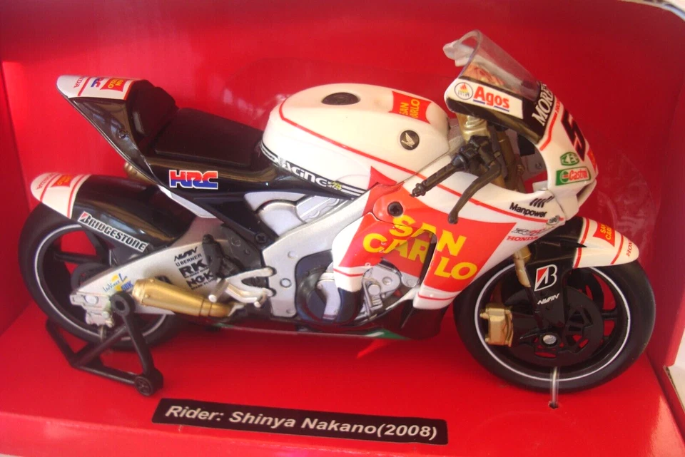 Shinya Nakano No.56, MOTO GP 2008, Honda RC212V, Team Gresini Racing, 1:12 Scale - Image 2 of 2