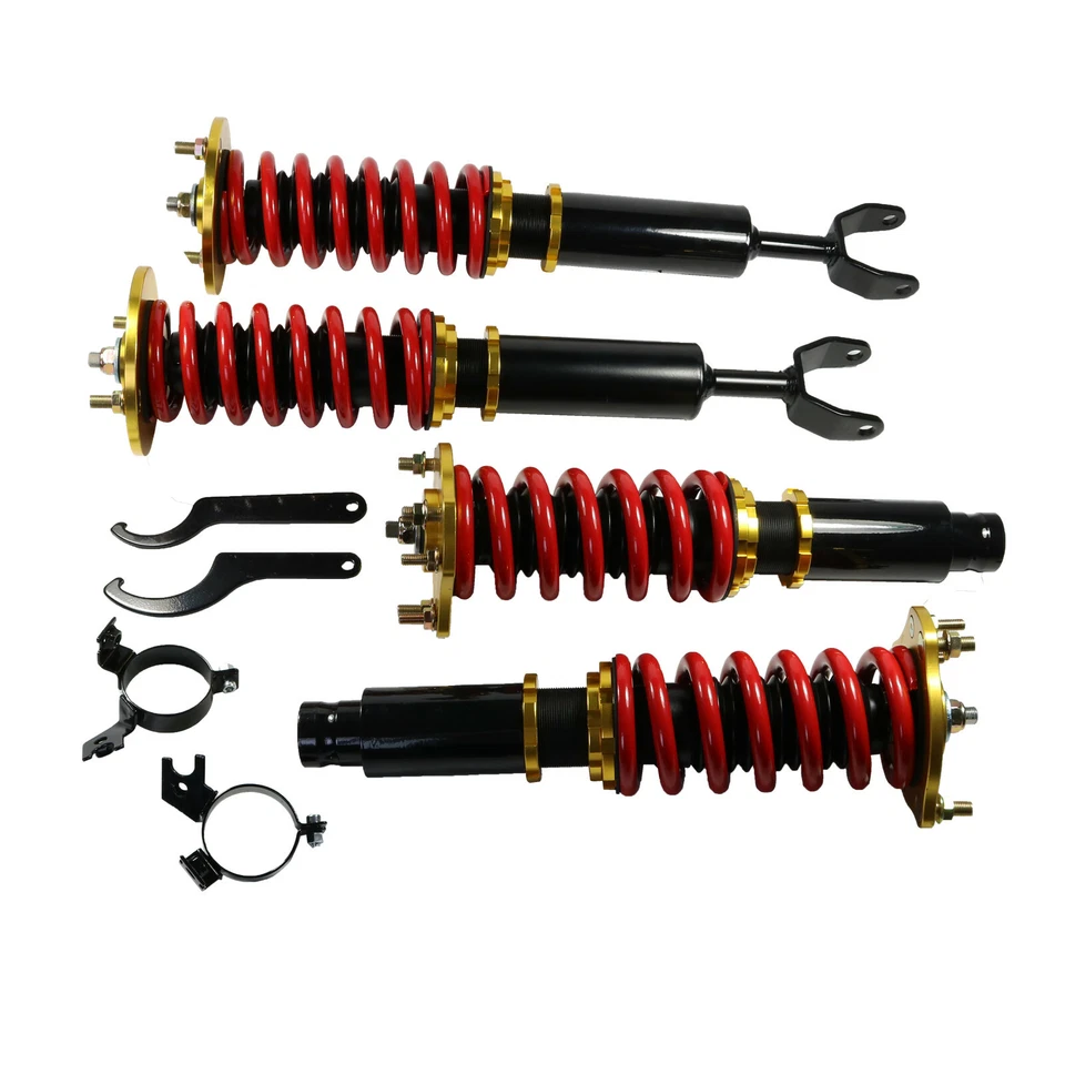 Enrolladores ajustables en altura para Honda Prelude 1992-2001 amortiguadores reductores puntales Foto 4 de 4