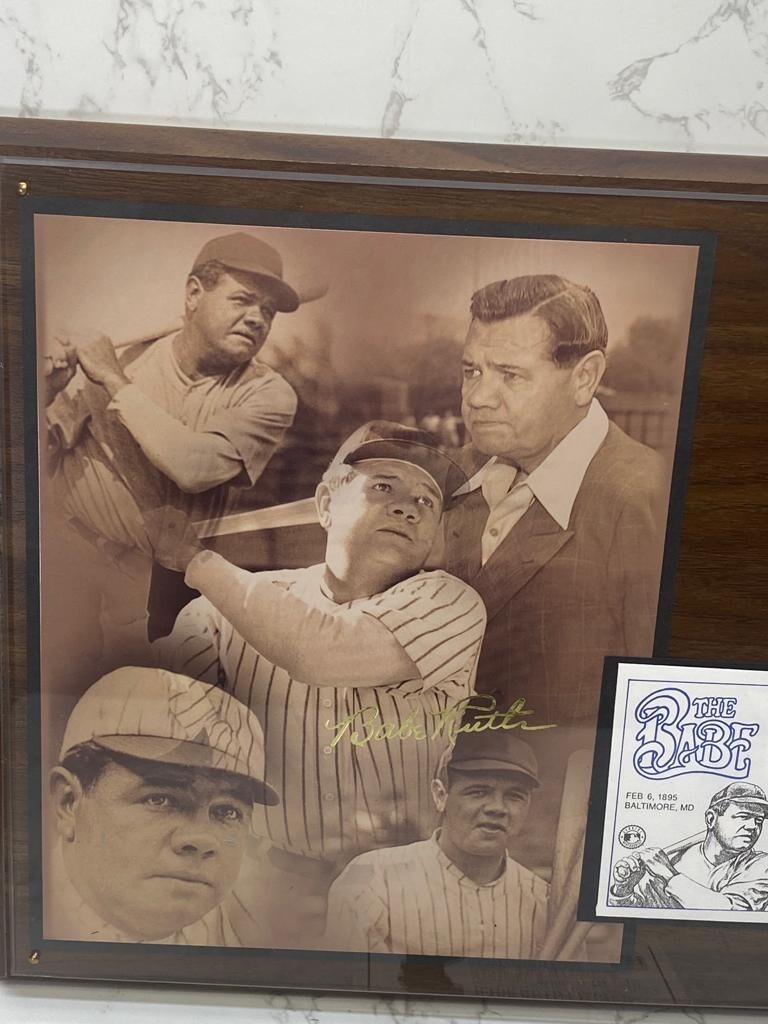 Babe Ruth 100th Anniversary Birth Plaque 1895-1995 SSCA Limited Edition ...