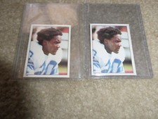 Lot of 2 1981 Topps Stickers Billy Sims #146 Rookies
