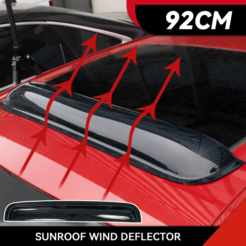 Sunroof Visor Window Top Vent 36.2"Rain Guard Wind Deflector For Honda Moonroof Foto 2 de 4