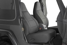 For 97-02 Jeep Wrangler Tj 4wd Full Set Seat Covers Replacement Kit Black