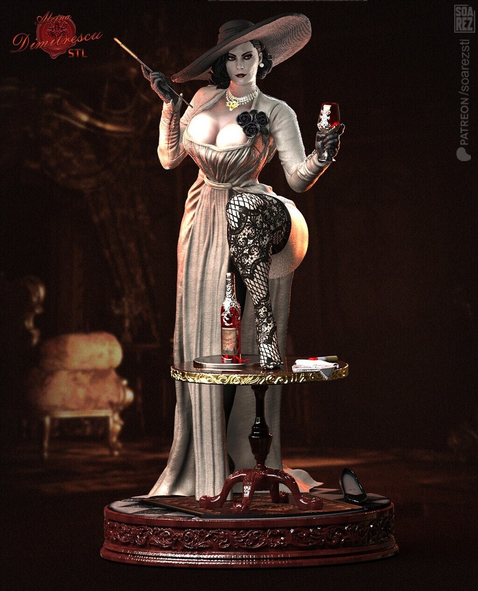 Lady Dimitrescu - Resident Evil - Model Kit Unpainted 3d Print GK Statue | eBay Lady Dimitrescu - Resident Evil - Model Kit Unpainted 3d Print GK Statue | eBay