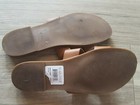 STEVE MADDEN DARIELLA WOMEN'S TAN LEATHER SLIP-ON SANDAL SHOES - SIZE 8 — photo 5