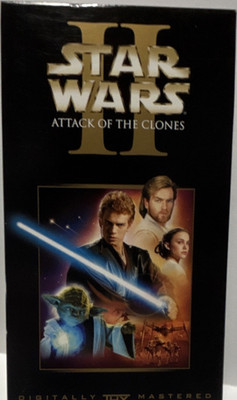 Star Wars Episode II: Attack of the Clones (VHS, 2002) THX NTSC PG