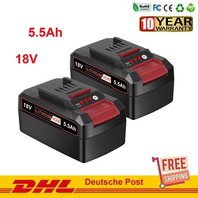 2x 5.5Ah Akku Für Einhell 18V Ersatzakku POWER X-CHANGE Lithium PXC Batterien