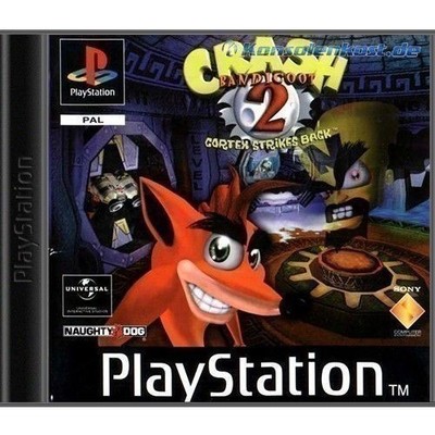 PS1 / Sony Playstation 1 - Crash Bandicoot 2: Cortex Strikes Back nur CD