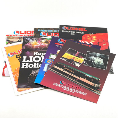 Lionel Electric Model Trains & Accessories Catalog Flyer Lot of 7 - 80s & 90s
