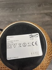 Neue IKEA BOJA Tischlampe, Bambus/Handarbeit, 40 cm, 101.550.39